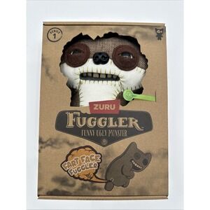 New Fuggler Fart Face Suspicious Fox Brown Fur Funny Ugly Monsters 9" Zuru Ser 1